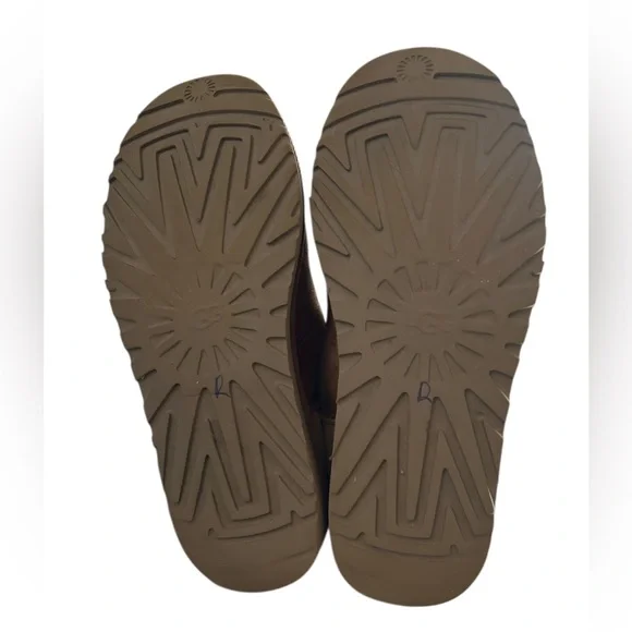 UGG Classic Ultra Mini Boots in Chestnut - Picture 10 of 12